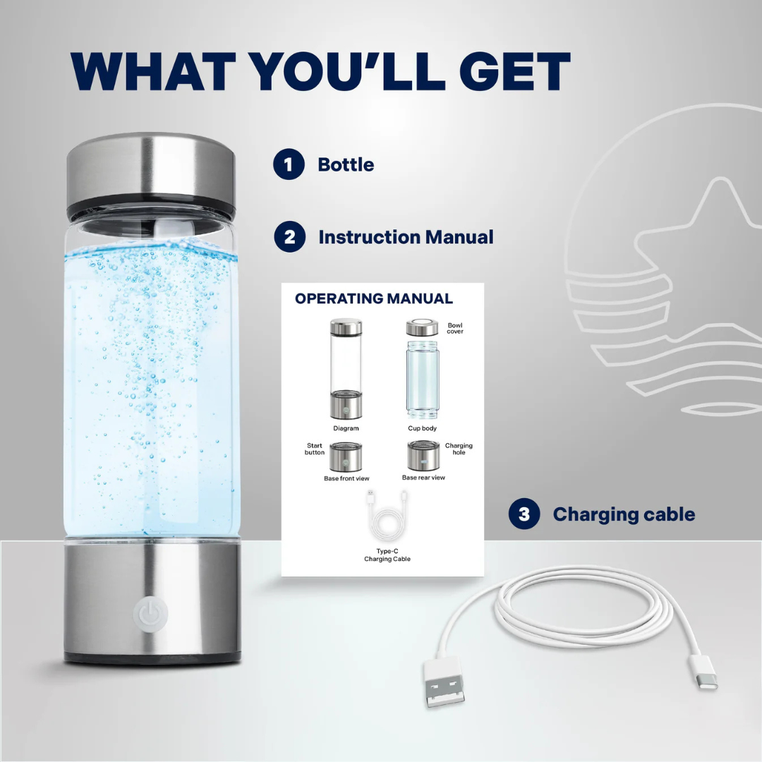 HydroLiv™ Vattenflaska med vätgas 🌊