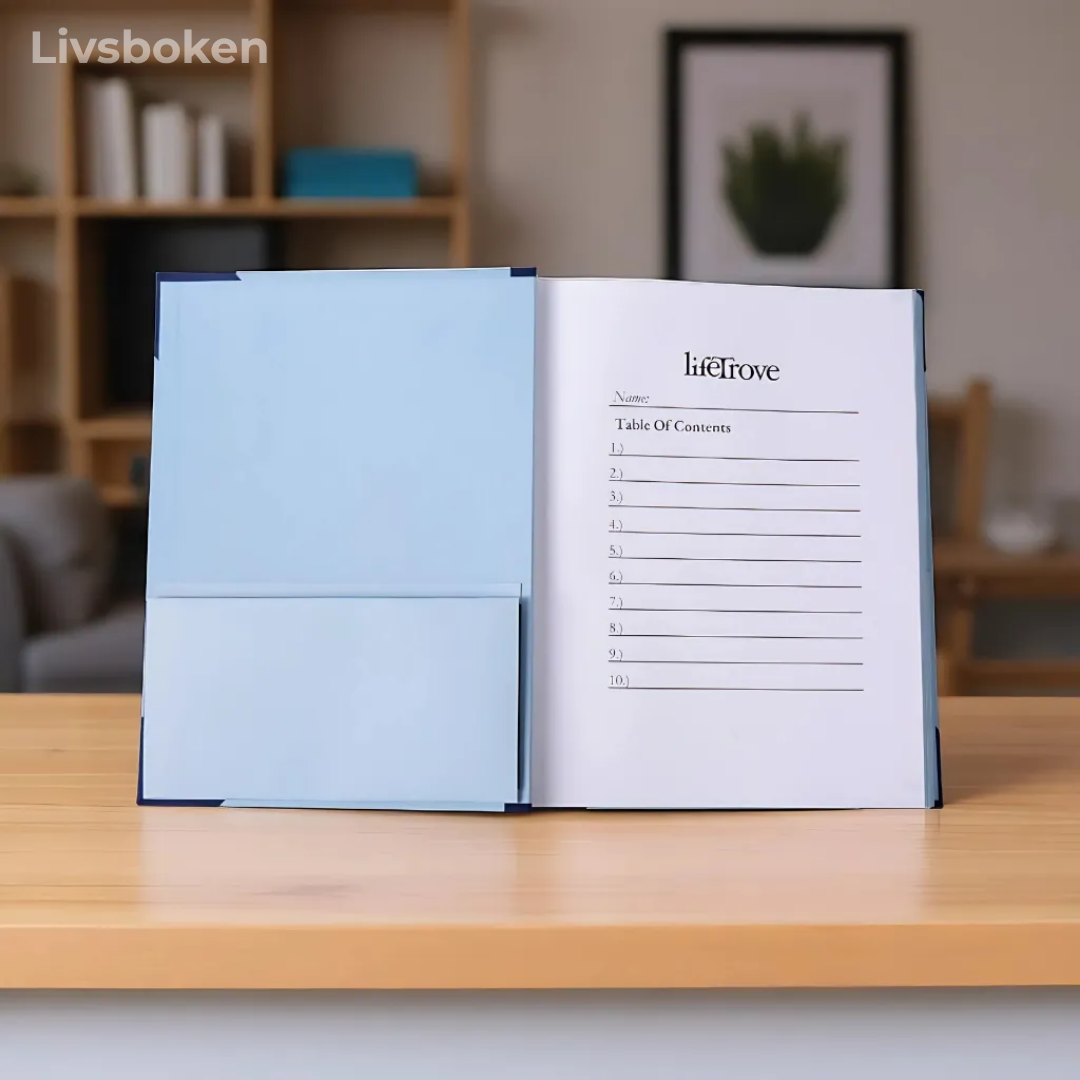 Livsboken | Pärm för viktiga dokument