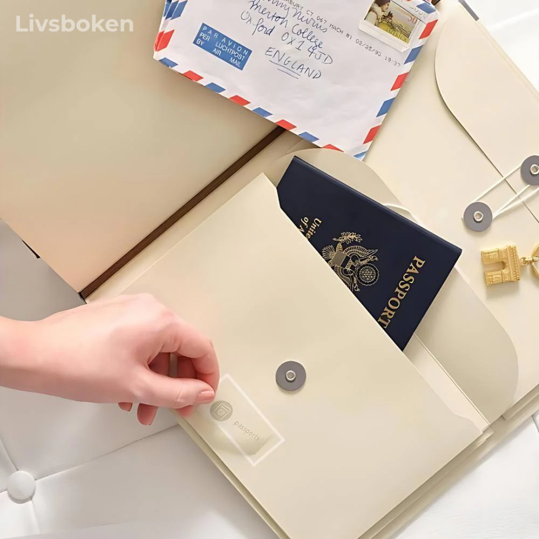 Livsboken | Pärm för viktiga dokument