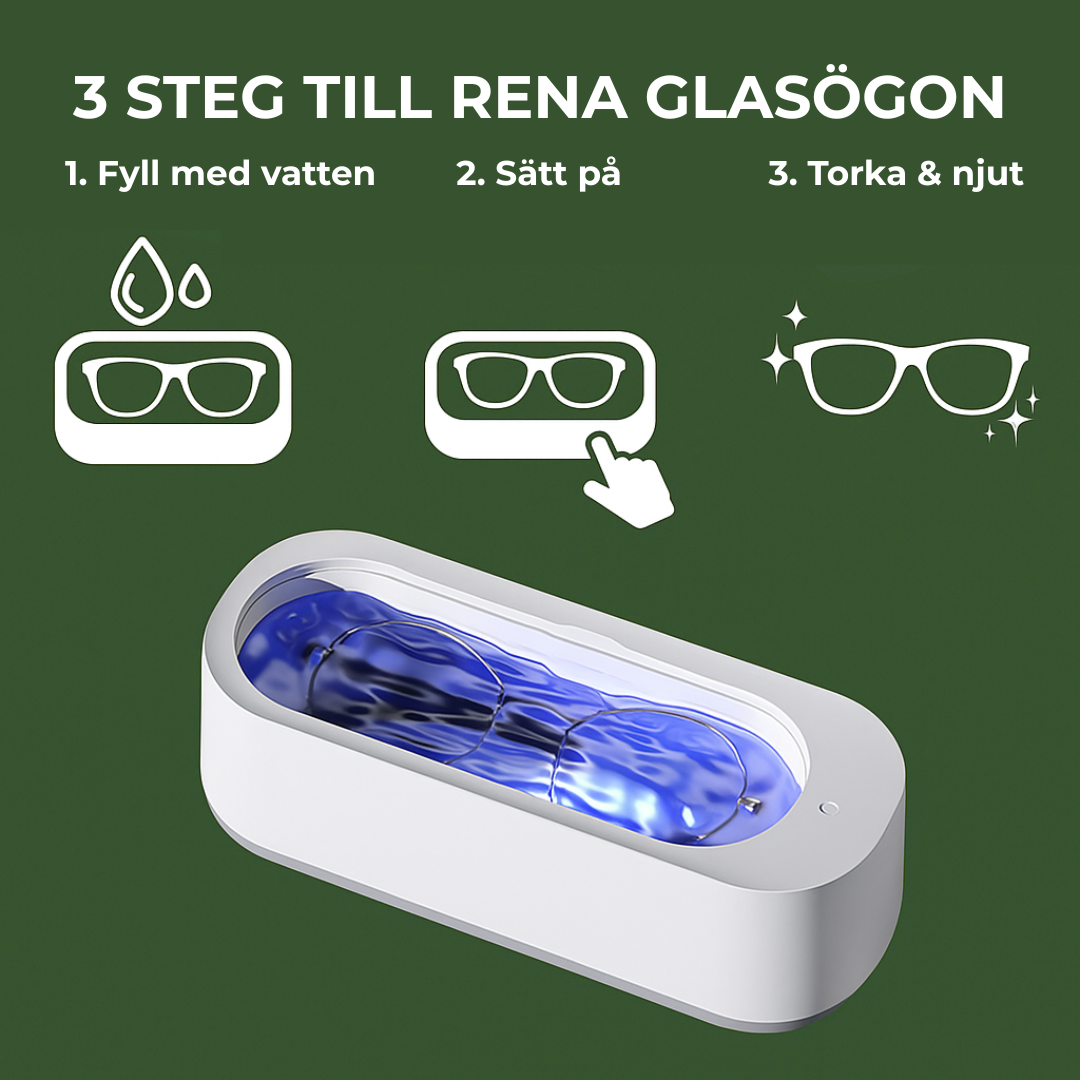 Kristallglas™ | Lätt rengöring för dina glasögon
