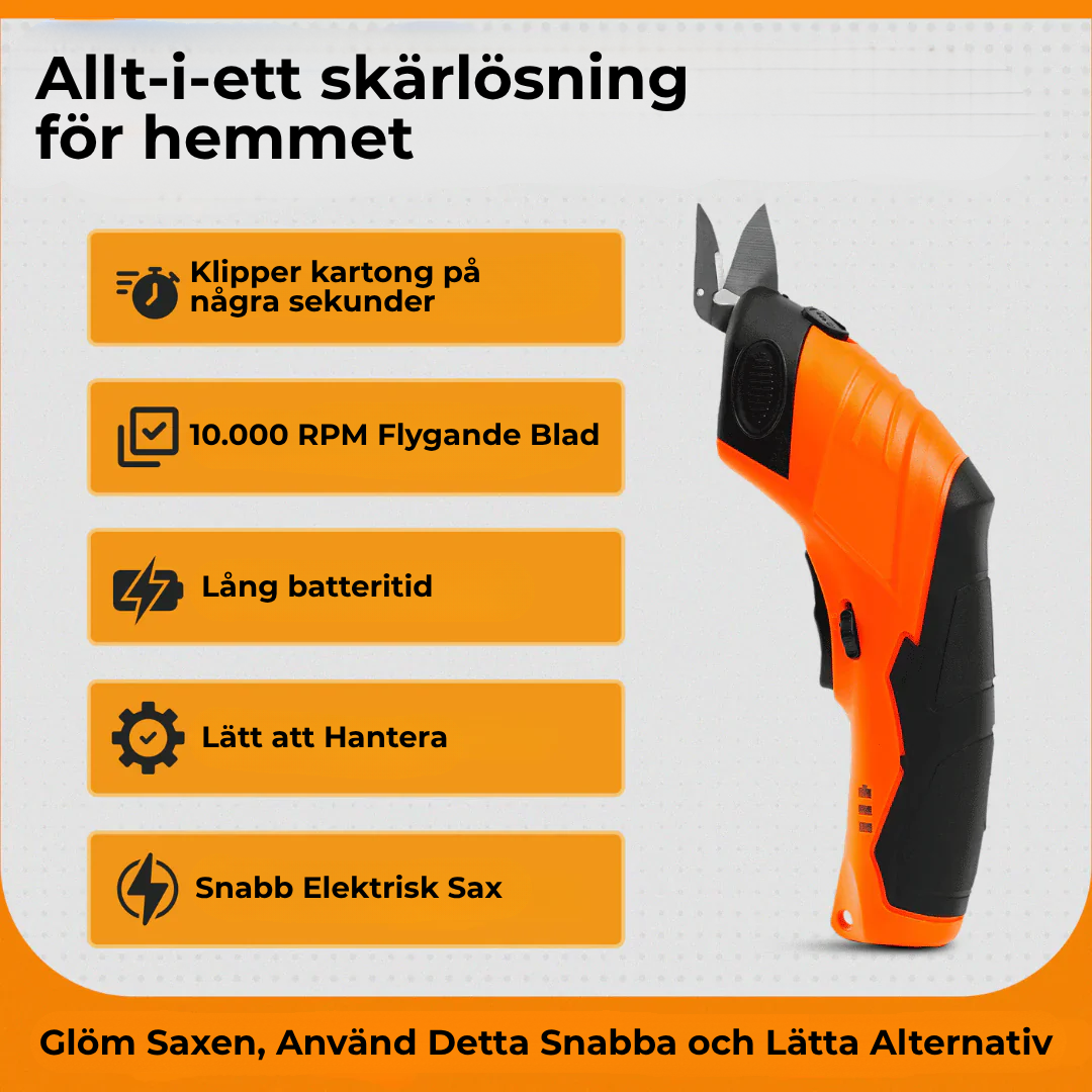 PowerKlipp™ | Inga trötta händer – bara enkel klippning