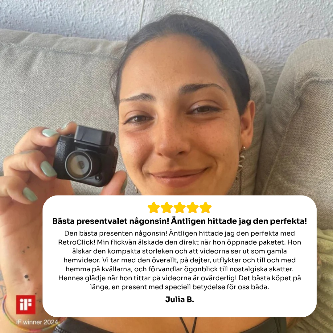RetroClick™ – Återupplev magin från 90- och 2000-talet📸