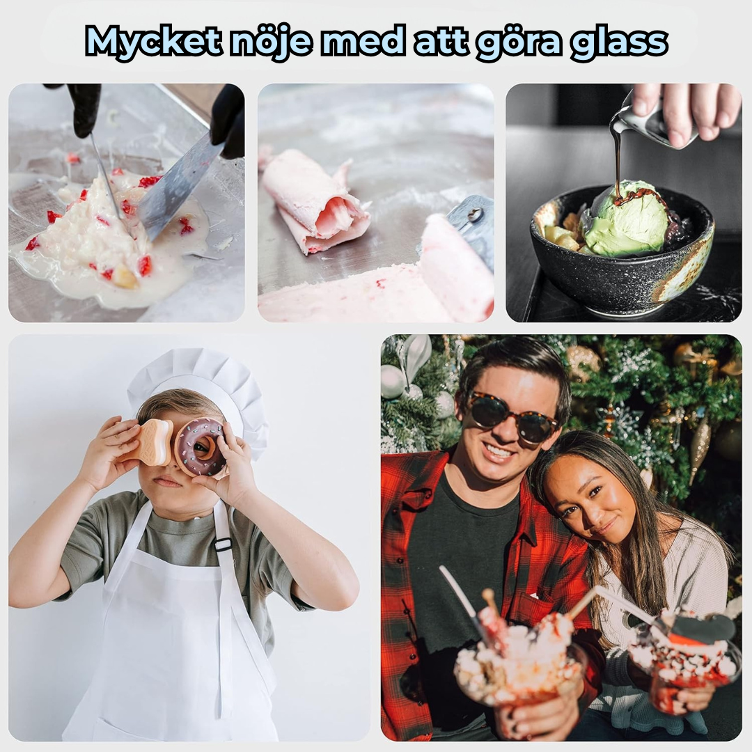 RollieScoops™ | Hemmagjord Rullad Glassmaskin Kit
