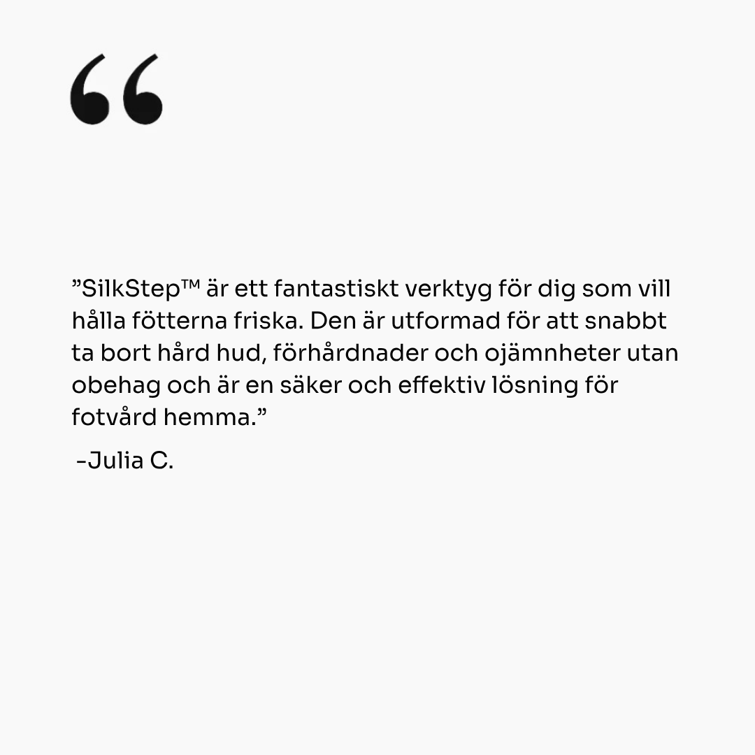 SilkStep™ | Förvandla dina fötter på några minuter med SilkStep™ – mjuka, släta resultat i salongkvalitet hemma!