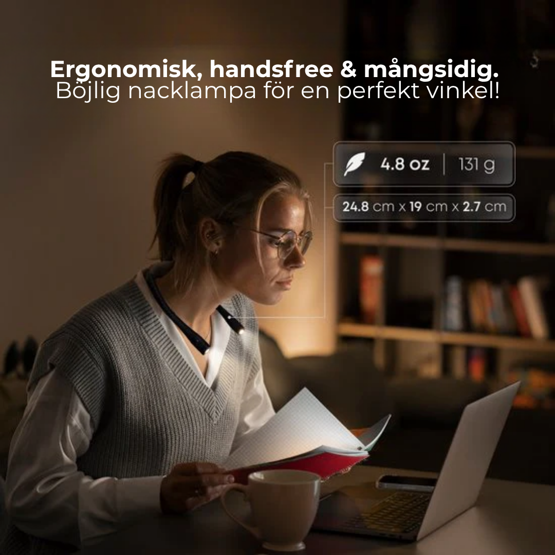 FlexiLjus™ | Perfekt Ljus Var Du Än Är, Handsfree och Justerbart!