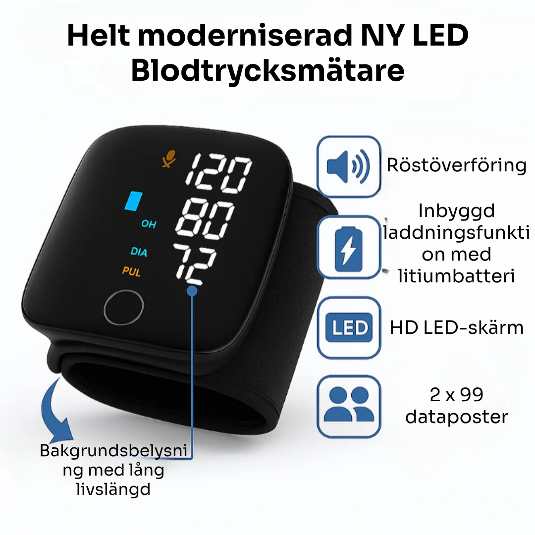Serco™ Intelligent blodtrycksmätare Klinisk | Noggrannhet. När som helst, var som helst.