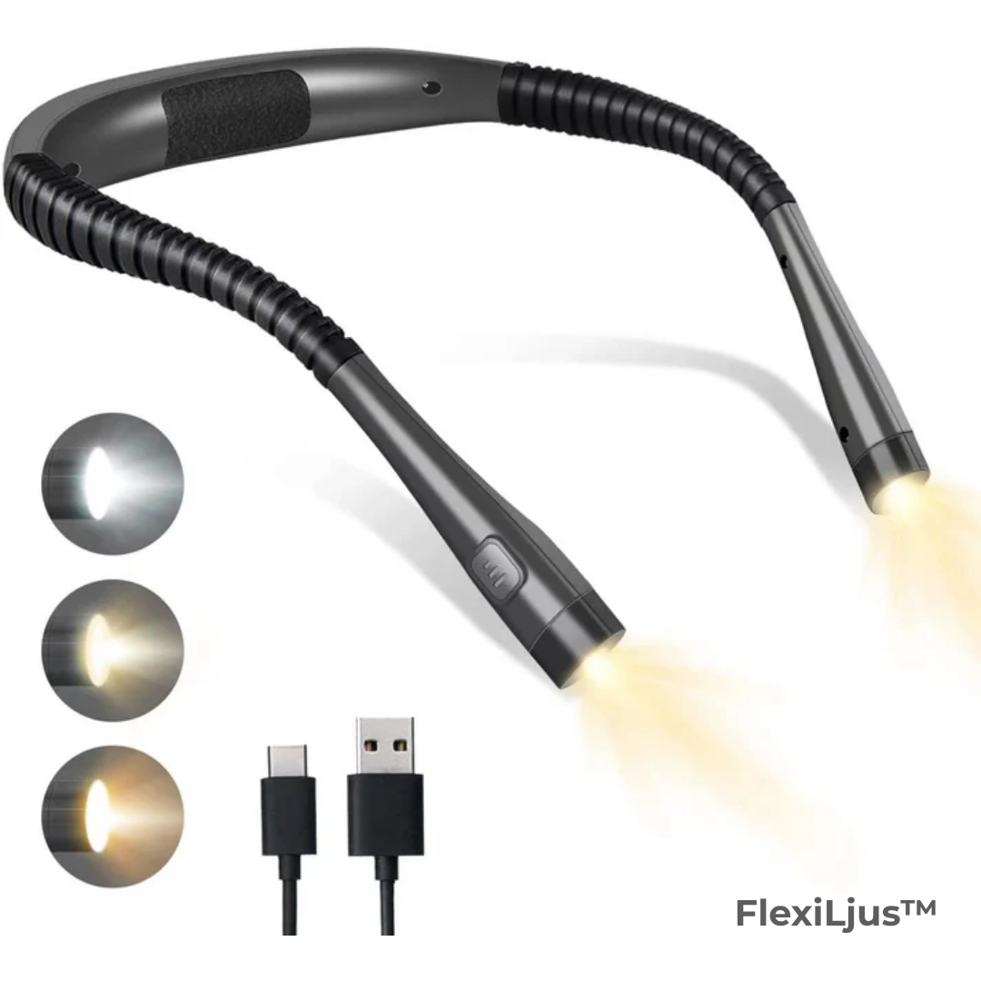 FlexiLjus™ | Perfekt Ljus Var Du Än Är, Handsfree och Justerbart!