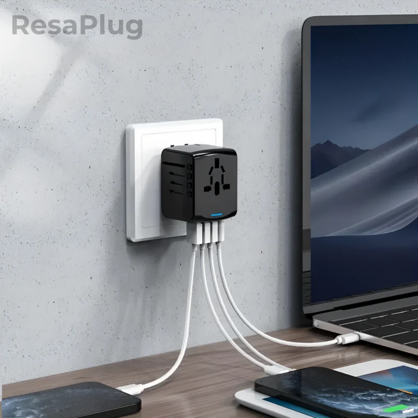 ResaPlug | Aldrig mer slut på batteri – detta är din ultimata reskamrat för en problemfri resa!