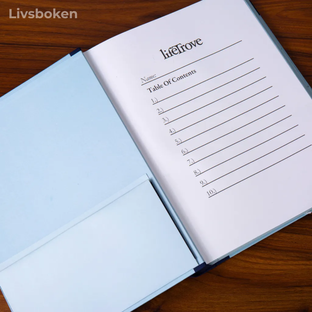 Livsboken | Pärm för viktiga dokument