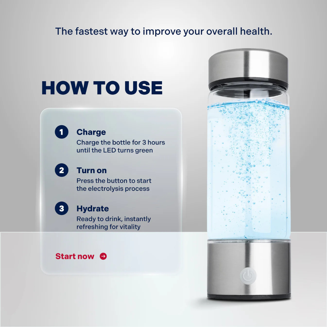 HydroLiv™ Vattenflaska med vätgas 🌊