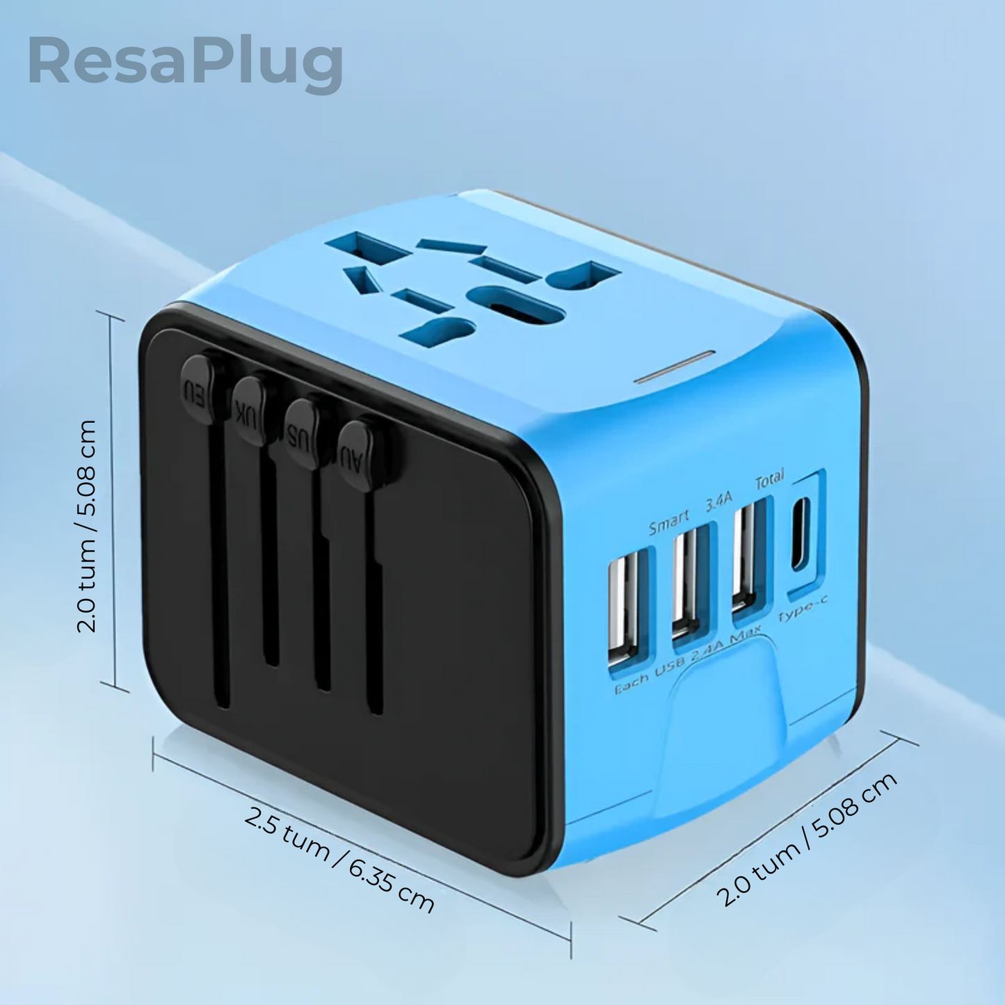 ResaPlug | Aldrig mer slut på batteri – detta är din ultimata reskamrat för en problemfri resa!