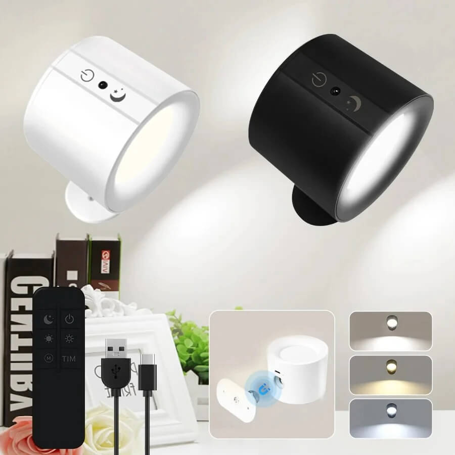 LumoNord™ | Magnetisk LED-vägglampa – flexibel belysning för hela hemmet