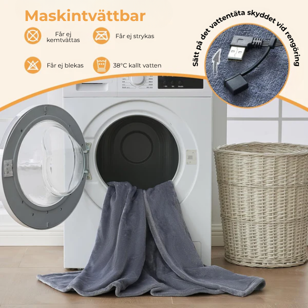 MysaVärme™ l Glemés bärbara uppvärmda sjal