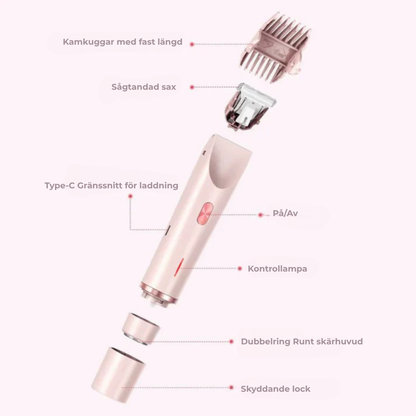SilkEase™ | Slipp irritation och upplev silkeslen hud – din nya favorit för smidig hårborttagning!