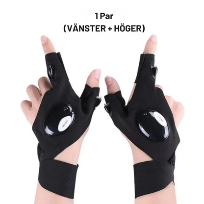 FlashFingers™ | Arbeta Fritt i Mörkret – LED-Handskarna Som Lyser Där Du Pekar