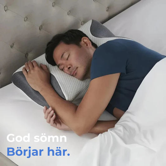 ErgoSömn™ | Sov bättre, vakna piggare – ergonomiskt stöd för nacke och rygg hela natten