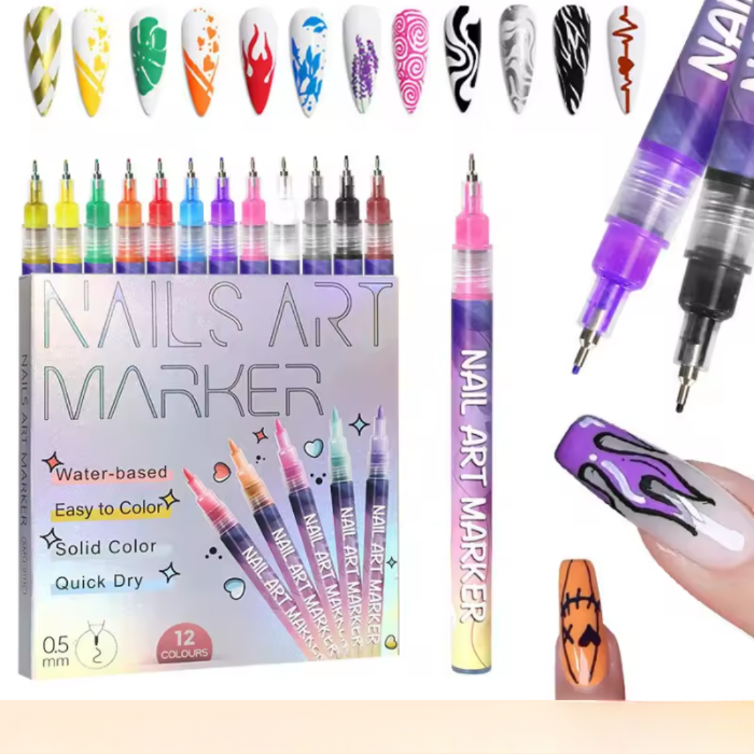 MiniMani Art Pens™  | Snabbtorkande, Kladdfri Kreativitet för Barn