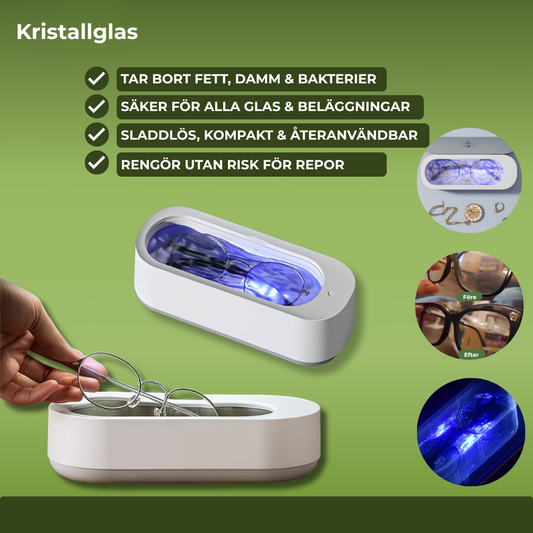 Kristallglas™ | Lätt rengöring för dina glasögon
