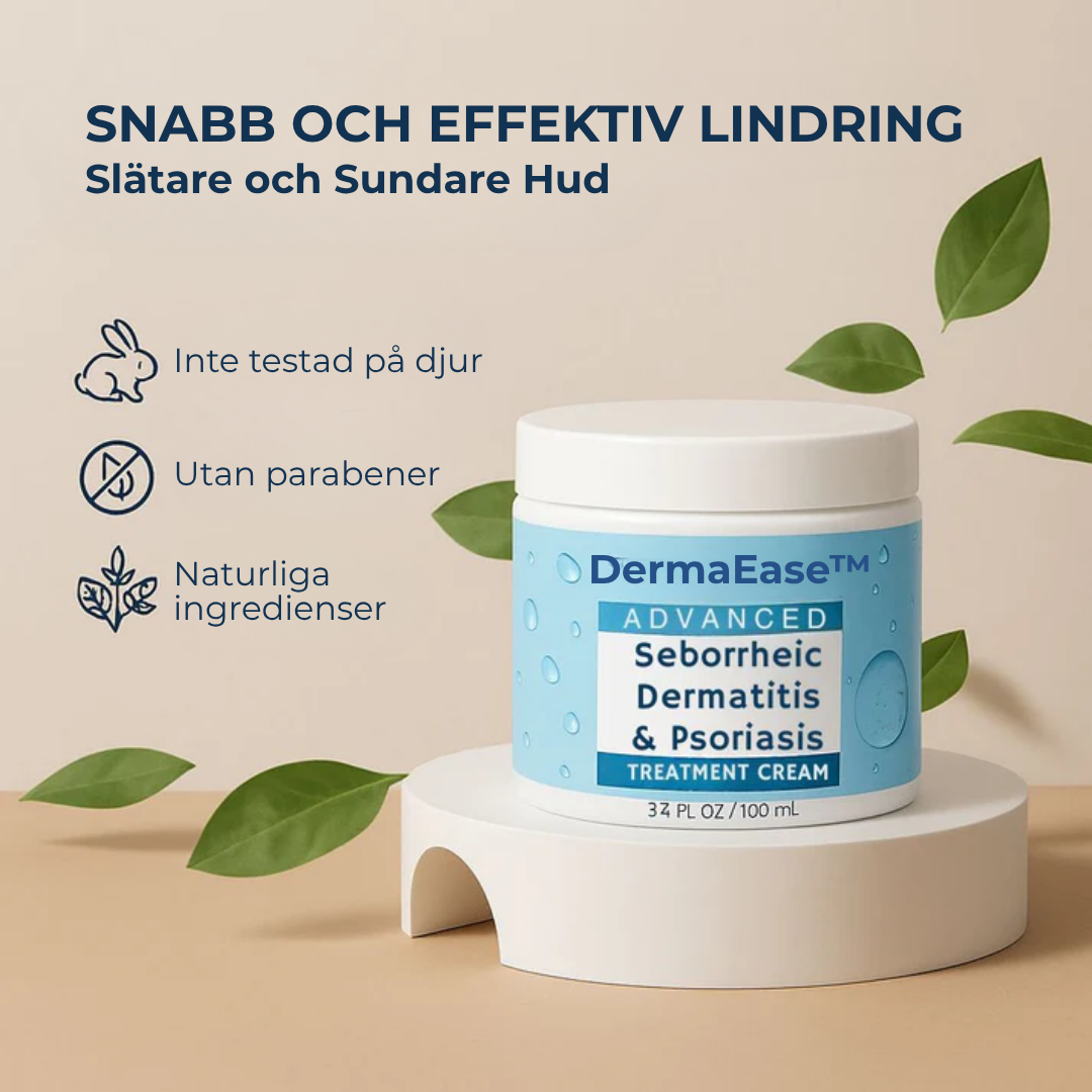 DermaEase™ | Naturlig lindring för kliande, röd och känslig hud