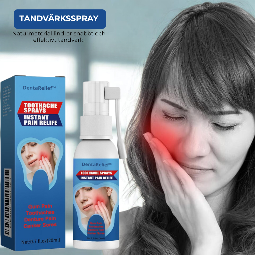 DentaRelief™ | Lindra smärta och irritation på några minuter – naturligt och säkert