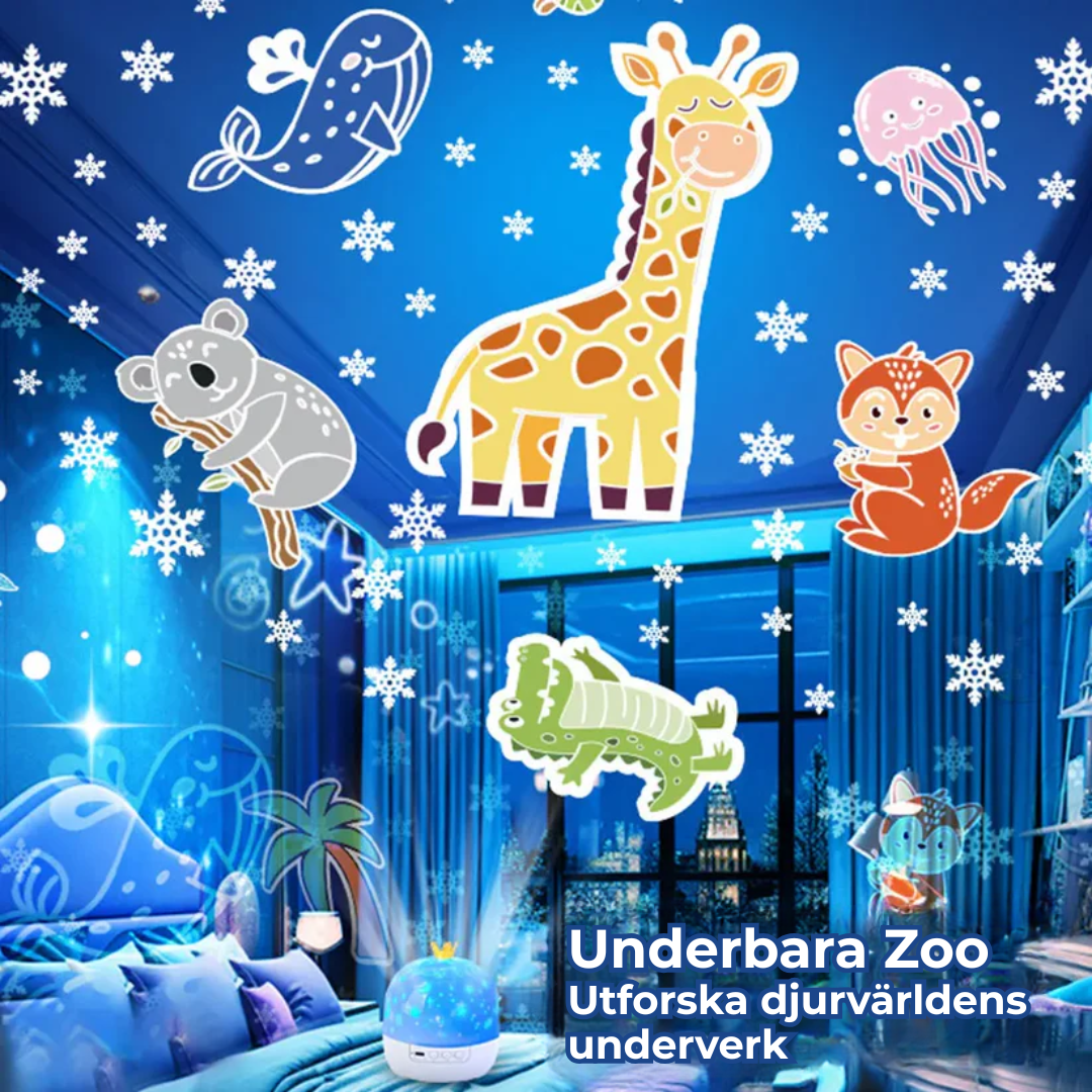 Noovii™ | Förvandla natt till magi – skapa trygghet och drömmar med mjukt ljus och lugnande melodier!