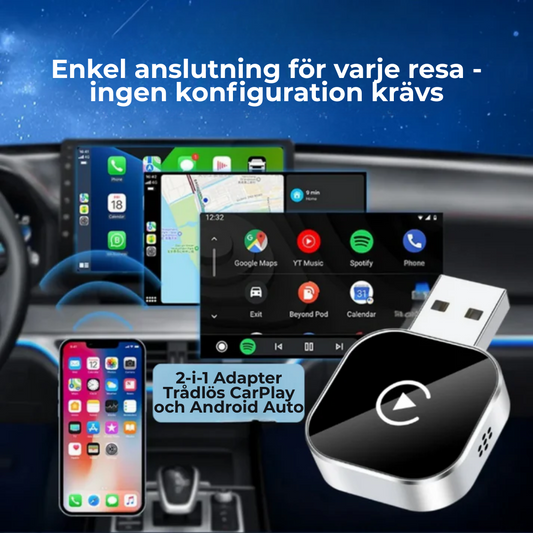 AutoSynk™ | Enkel anslutning för varje resa – ingen konfiguration krävs.