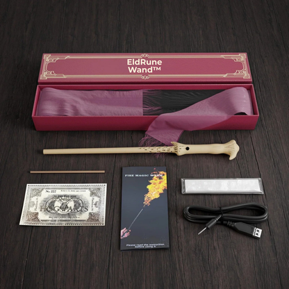 EldRune Wand™ | Tänd Magin – Kasta Eldbollar på Riktigt!