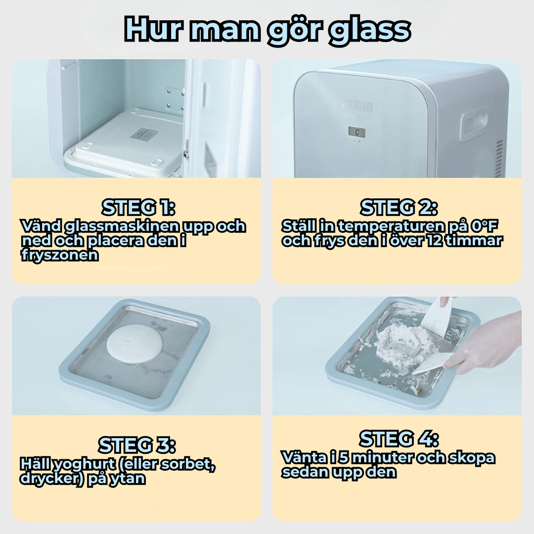 RollieScoops™ | Hemmagjord Rullad Glassmaskin Kit