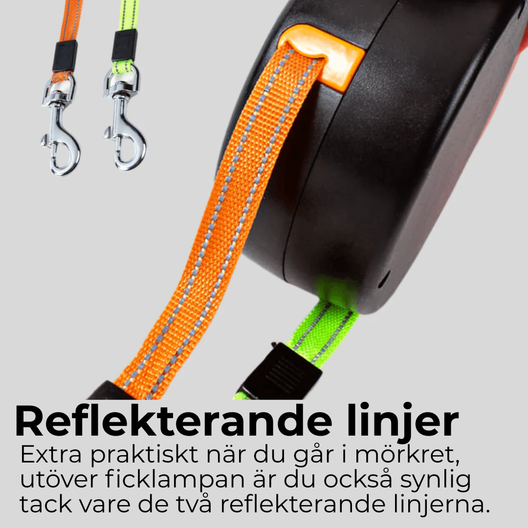 FlexiDuo™ | Det smartaste kopplet du någonsin kommer att ha – för två hundar samtidigt