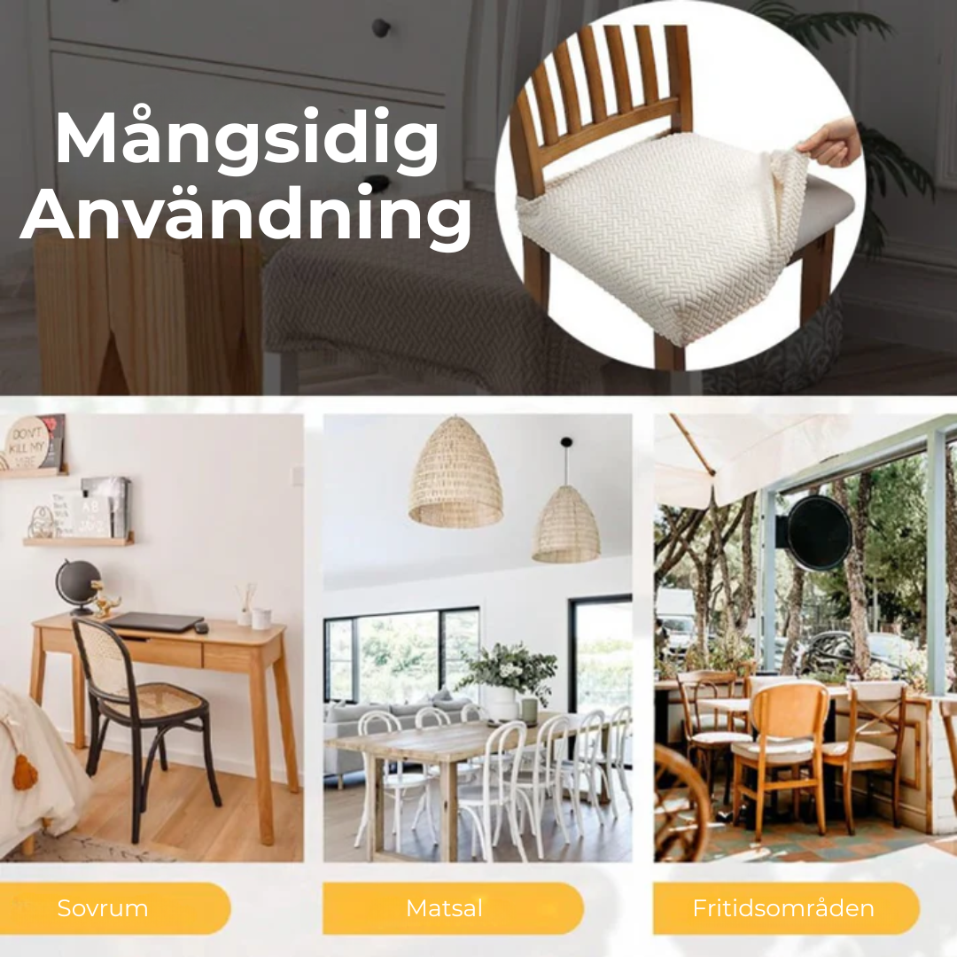 ChairCover™ | Vattentätt överdrag som förvandlar dina matstolar