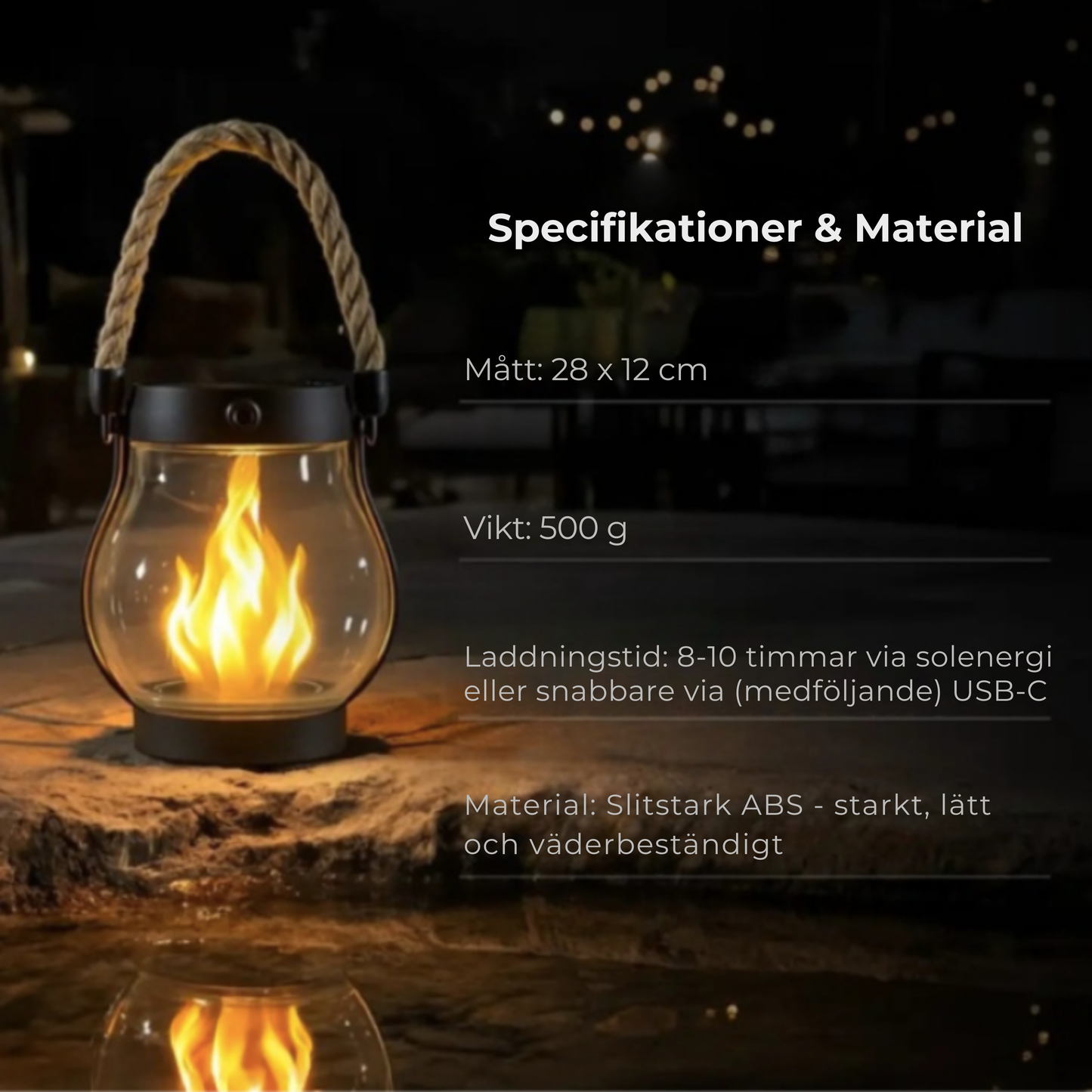 Lysa™  Sollykta | Förvandla dina kvällar – låt solen tända magin åt dig