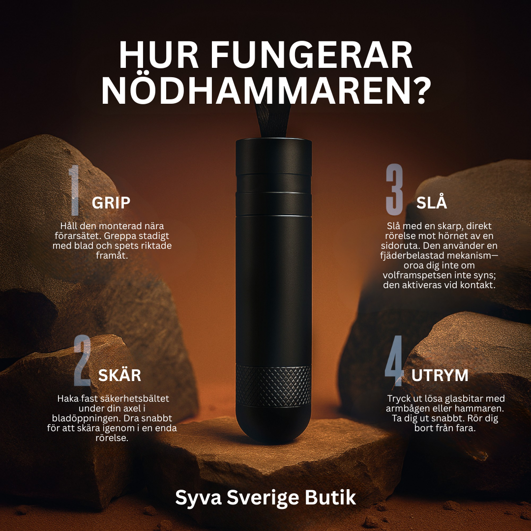 SafeExit™ | Nödbilsräddningsverktyg