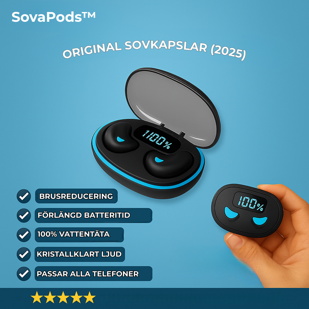 SovaPods™ | Vakna upp full av energi - upptäck hemligheten bakom djup sömn.