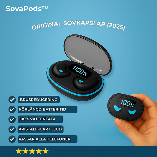 SovaPods™ | Vakna upp full av energi - upptäck hemligheten bakom djup sömn.