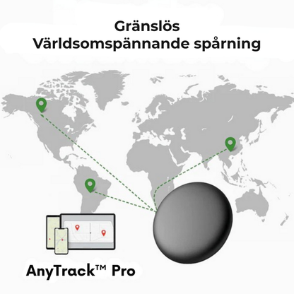AnyTrack™ Pro | Kompakt GPS-spårare för bilar – inga verktyg, inga sladdar, inget abonnemang – bara sinnesro 24/7