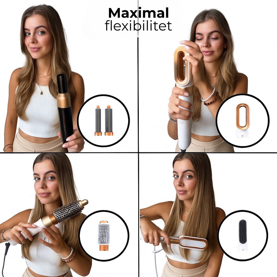 AirWave 5-in-1 | Salongseffekt hemma – styla ditt hår på bara några minuter