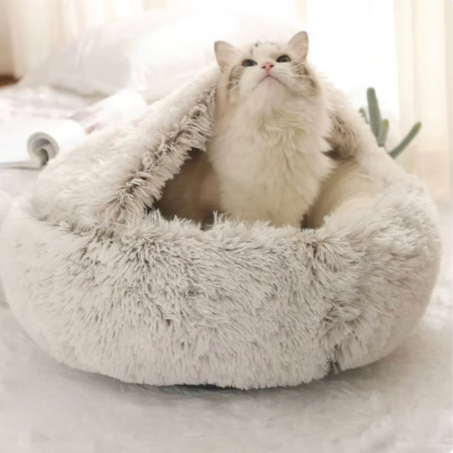 PawsNest™ | Lugnande Sovnäste – Ultimat Komfort för Ditt Husdjur