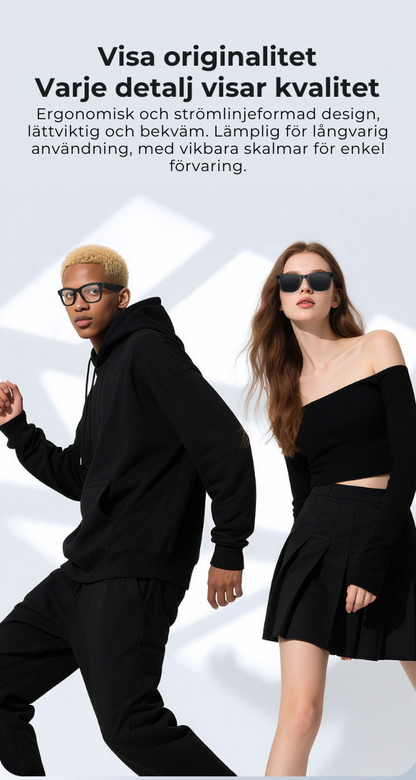 NEOVUE Smart Glasses | 8MP-kameraglasögon med musik- och samtalsfunktioner