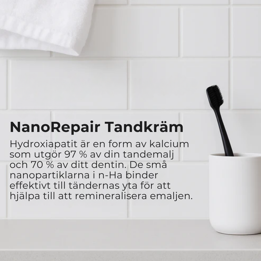 NanoRepair Tandkräm | Slipp ilningar och stärk tänderna på djupet 🦷