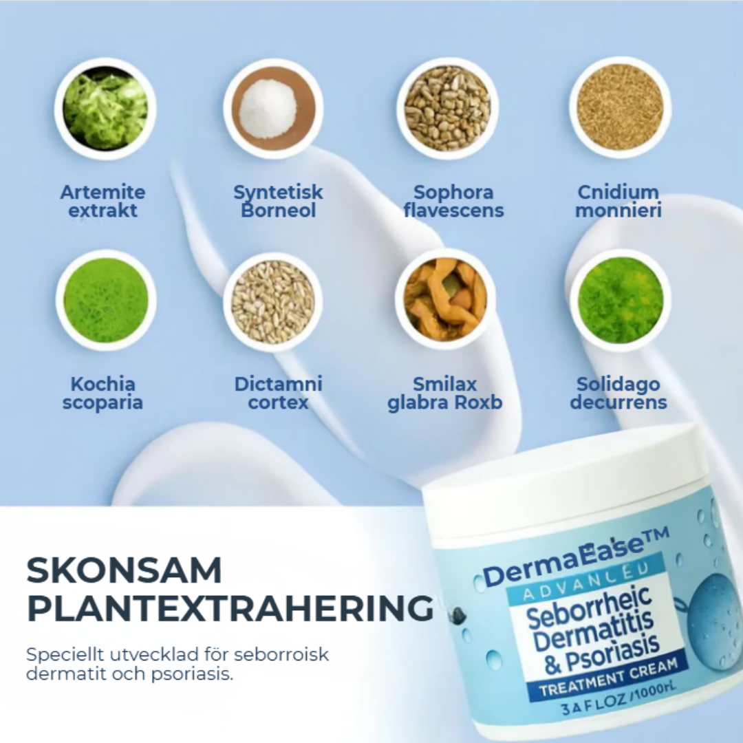 DermaEase™ | Naturlig lindring för kliande, röd och känslig hud