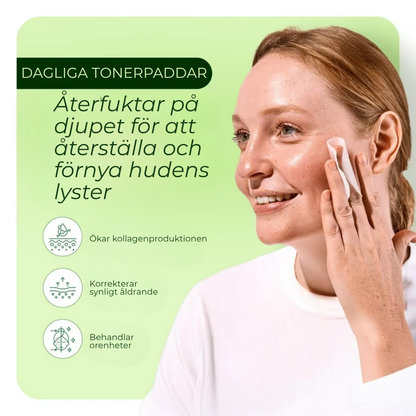 K-Glow Essence Pads | Kliniskt bevisad koreansk formula – 94 % fick "glass skin" på 4 veckor