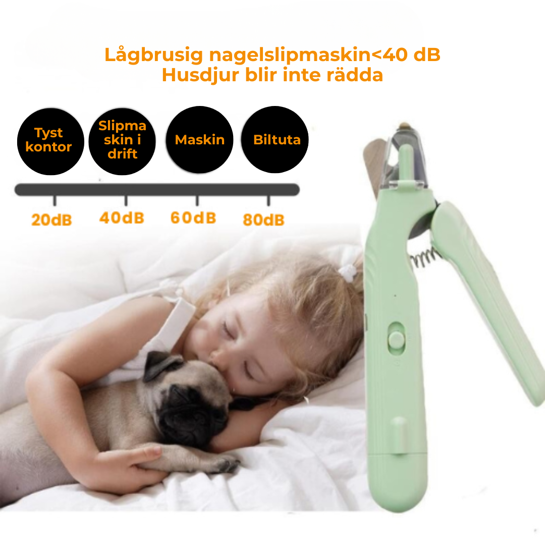 GlowTrim™ | Trimmar enkelt din husdjurs klor samtidigt som du säkerställer deras komfort och säkerhet.