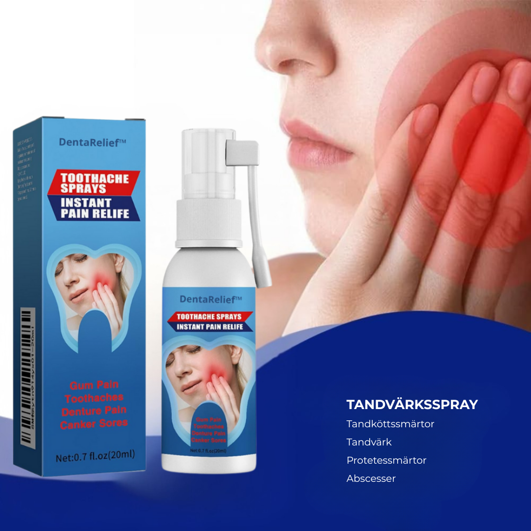 DentaRelief™ | Lindra smärta och irritation på några minuter – naturligt och säkert