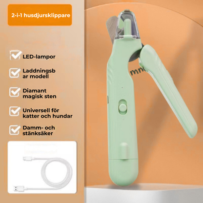 GlowTrim™ | Trimmar enkelt din husdjurs klor samtidigt som du säkerställer deras komfort och säkerhet.