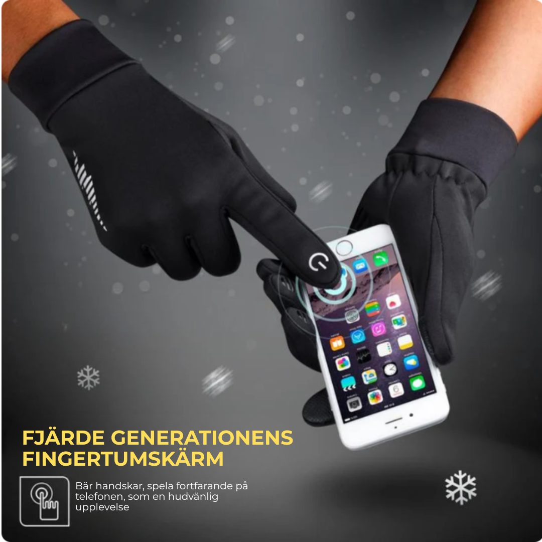 WarmTouch™ Handskar | Håll händerna varma, torra och mobilsmarta i vinter!