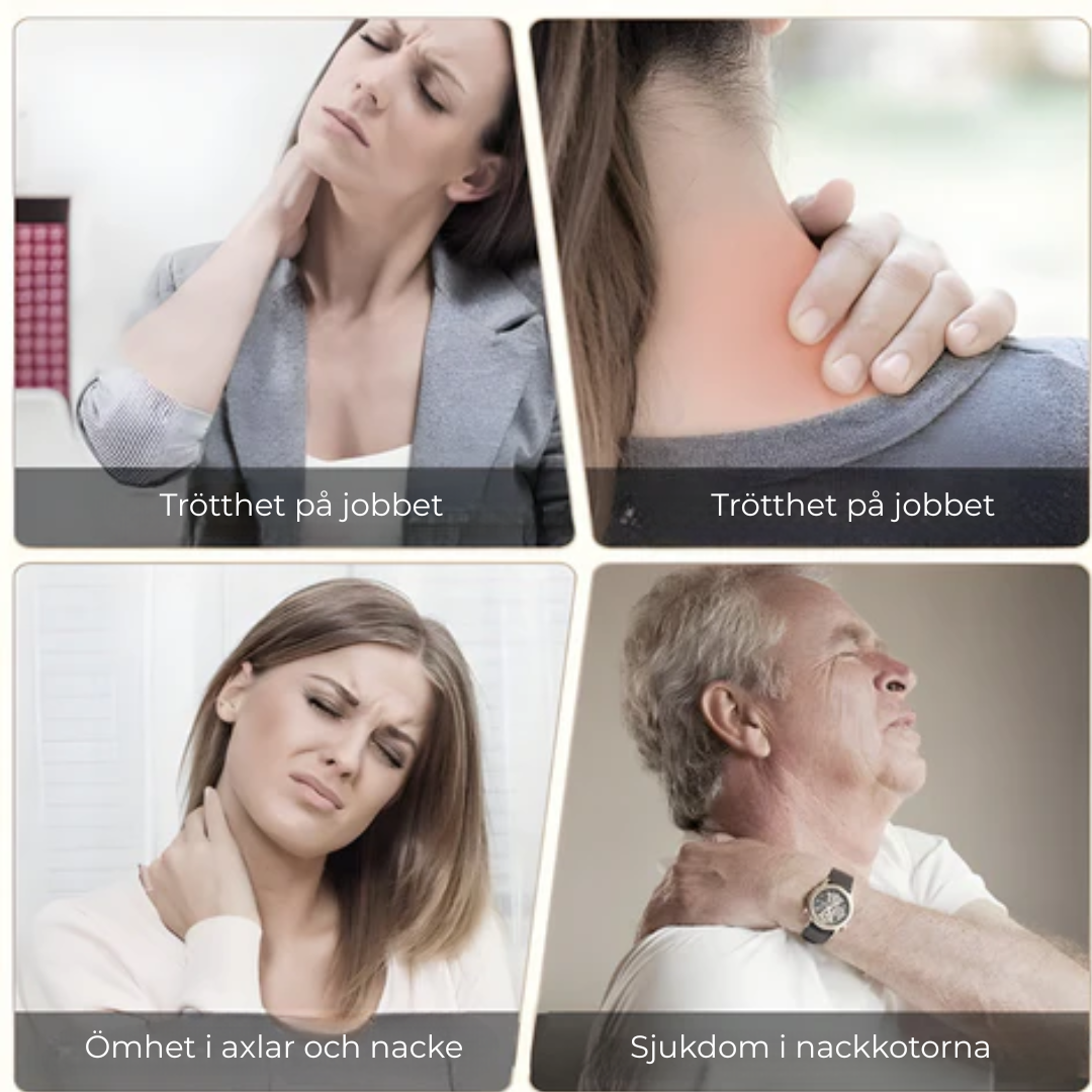 EaseNeck™ | Smart Vibrerande Värmekudde för Axel och Nacke