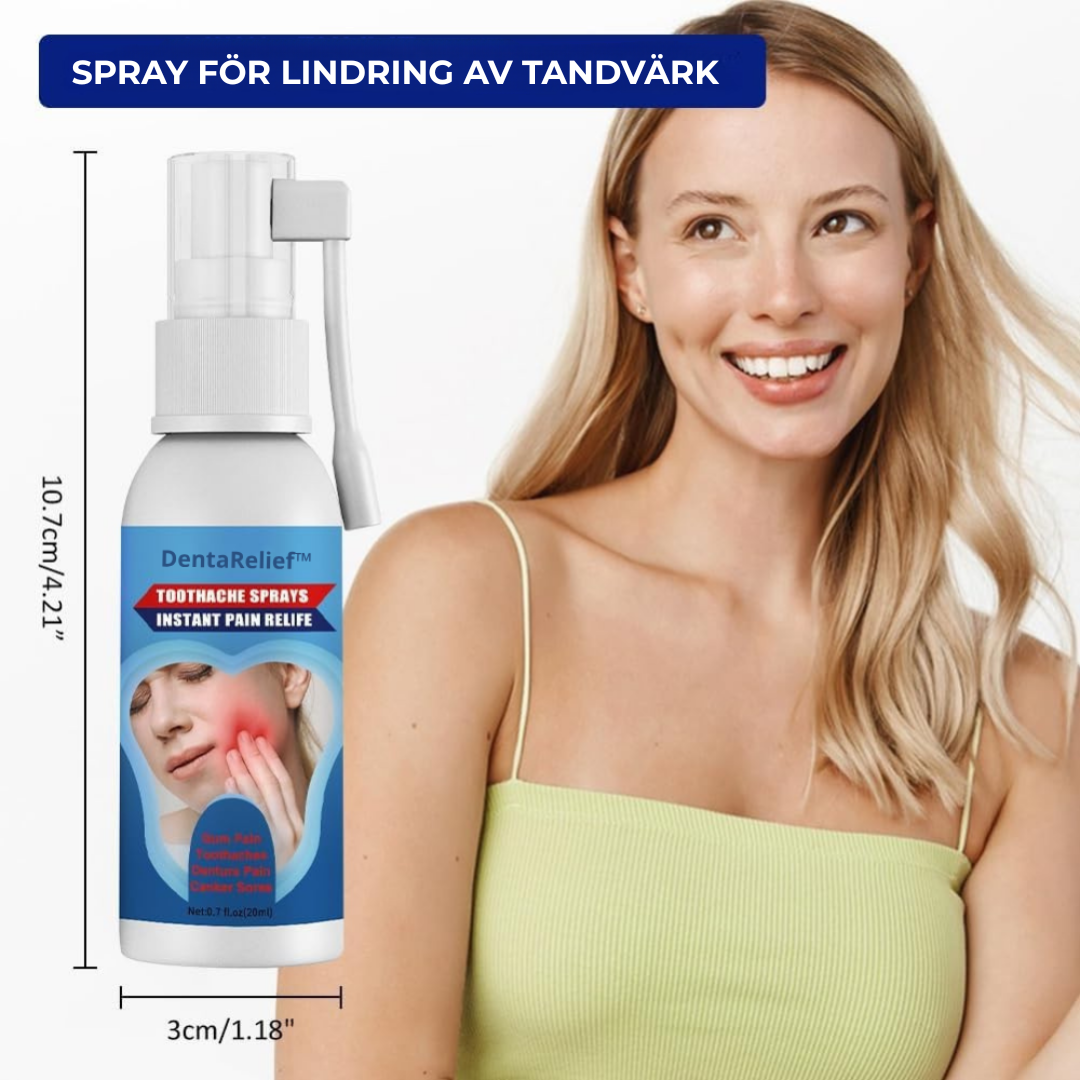 DentaRelief™ | Lindra smärta och irritation på några minuter – naturligt och säkert