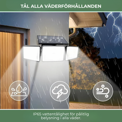 GuardLight™ | Tryggt ljus – helt automatiskt! Upplev solcellslampan som tänds när du behöver den.