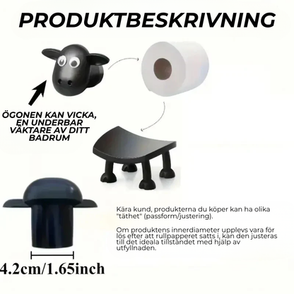 Rullfåret | Får-Toalettpappershållare