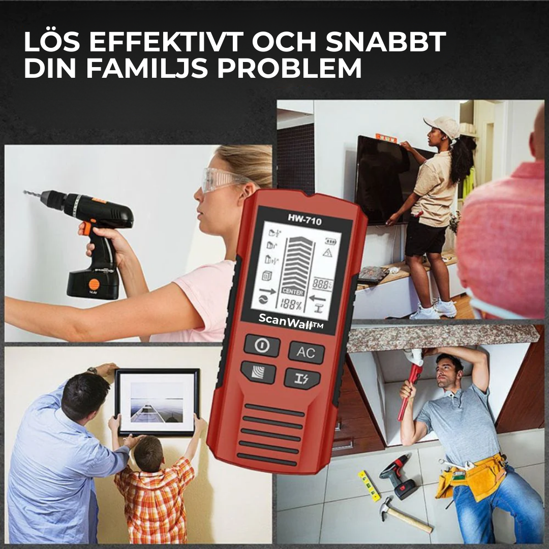 ScanWall™  | Upptäck vad som döljer sig bakom väggen – borra säkert